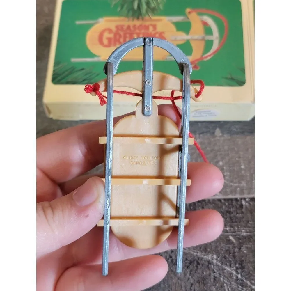 Hallmark nostalgic sled